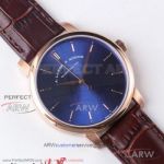 UF Factory A.Lange & Söhne Saxonia Thin Rose Gold Case Blue Dial 39 MM 9015 Men's Automatic Watch